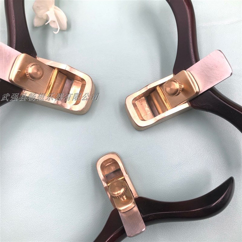 3支带柄小铜刨37/48/52mm 提琴制作工具 制作小提琴工具 木工刨