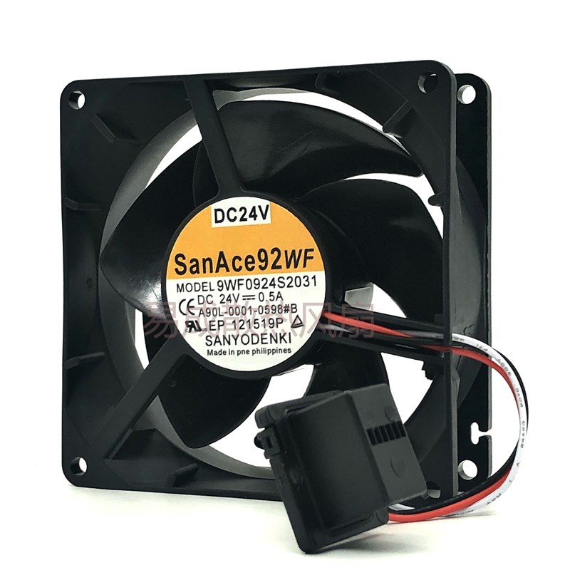 三洋 9WF0924S2031 DC 24V 0.5A 9032 发那科FANUC散热风扇风机