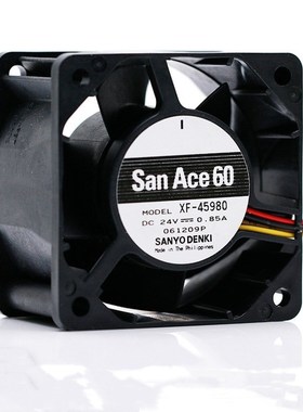 原装 三洋/SANYO XF-45980 6038 24V 0.85 6CM 四线PMW大风量风扇