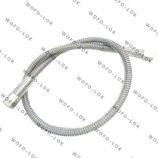 316L不锈钢高压软管气体氧氮氦氩防爆弹簧气瓶波纹管高纯路汇流排