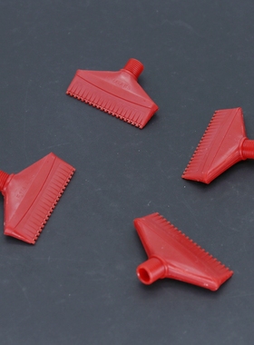 2分F型吹气风刀1/4红色扇形ABS吹风喷嘴空气吹扫冷却管喷头喷水嘴