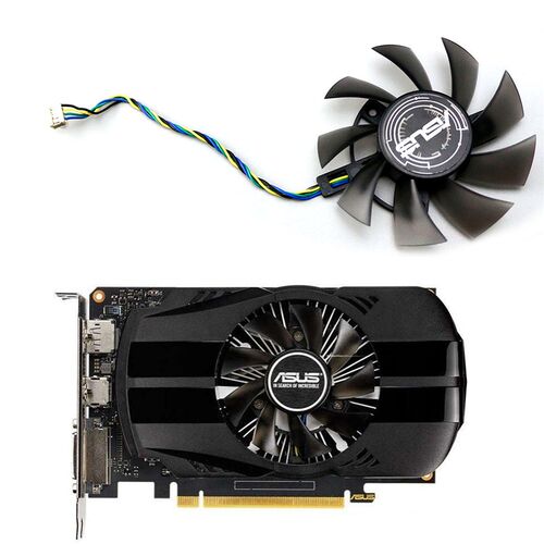 ASUS/华硕 GTX 1650 4GB PHOENIX OC V2 显卡散热风扇 FD8015U12D