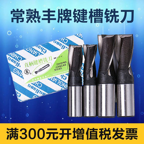 常熟丰牌直柄键槽2刃双刃铣刀 直键3 4 6 8 10 11 12 14 16 17 20