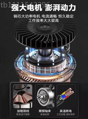 德QBO国大功率强力叶充电鼓风机业工用电动吹灰机落树吹叶锂电吹