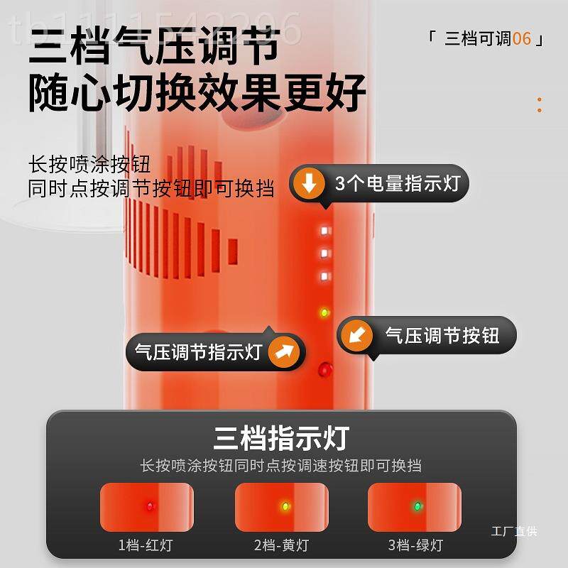 电喷漆枪迷家补漆修具复喷枪汽车小型锂无品牌/电你喷笔气泵动罐