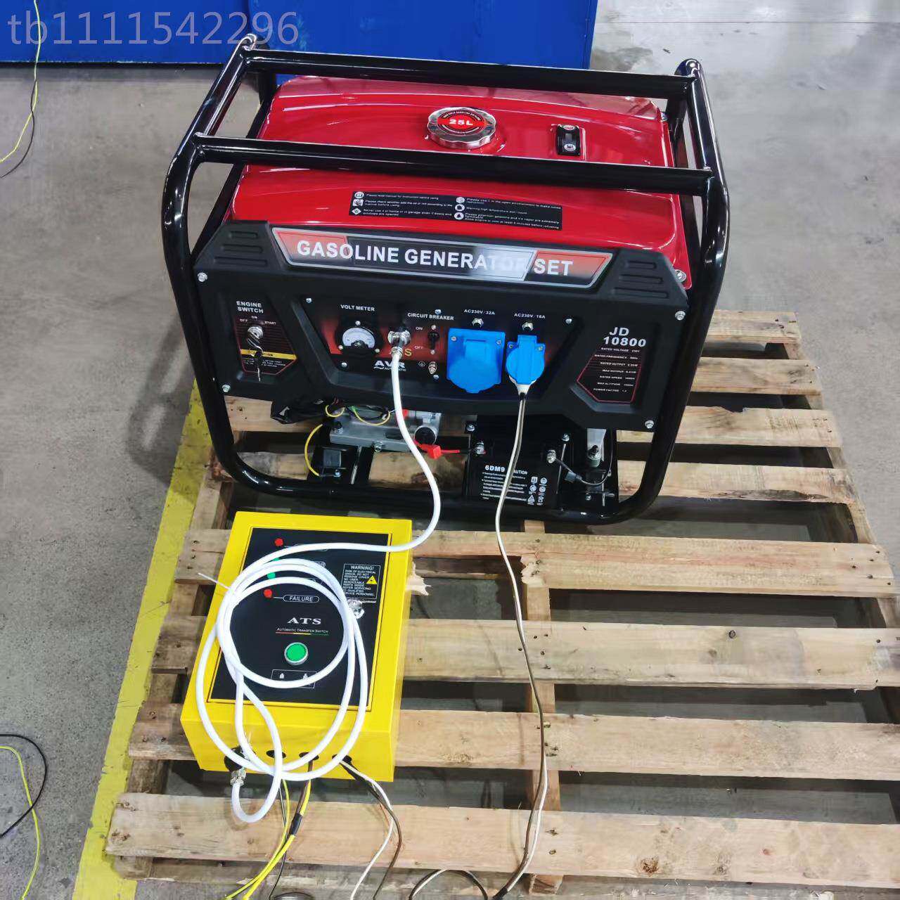 全自自自停ats发电机控制系统启汽油机柴油通用款安机装动6.5KW以