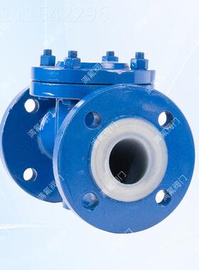 衬氟无品牌/衬升降式止回阀H4工1F6铸钢衬PTF塑E耐酸碱耐腐4蚀化