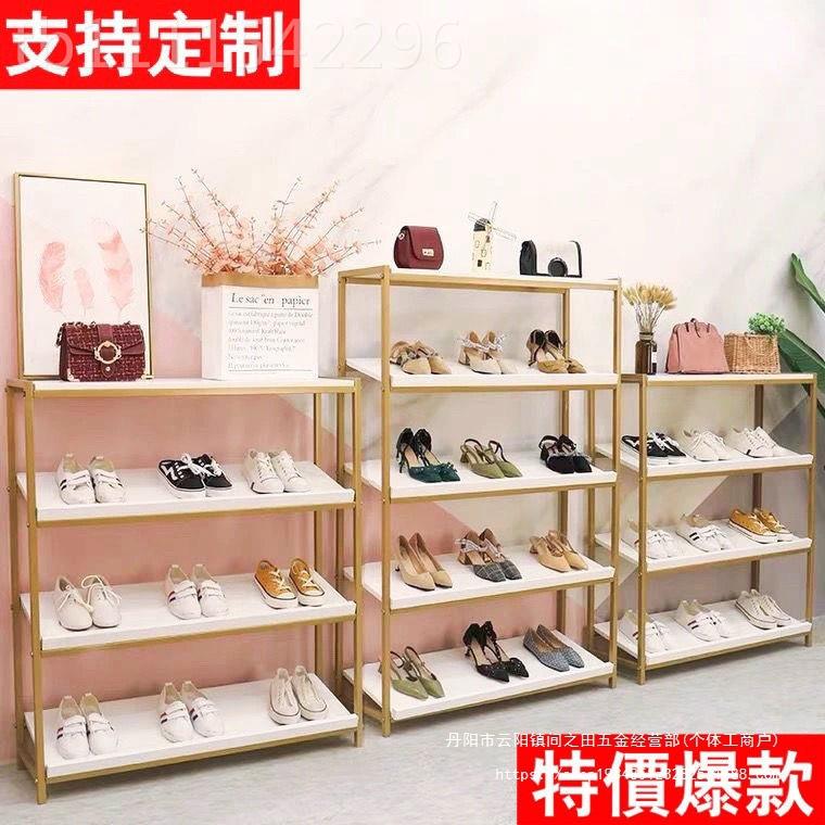 鞋店鞋架展示架地店铺鞋货架组TBA合意服店多层创鞋装架包落包架