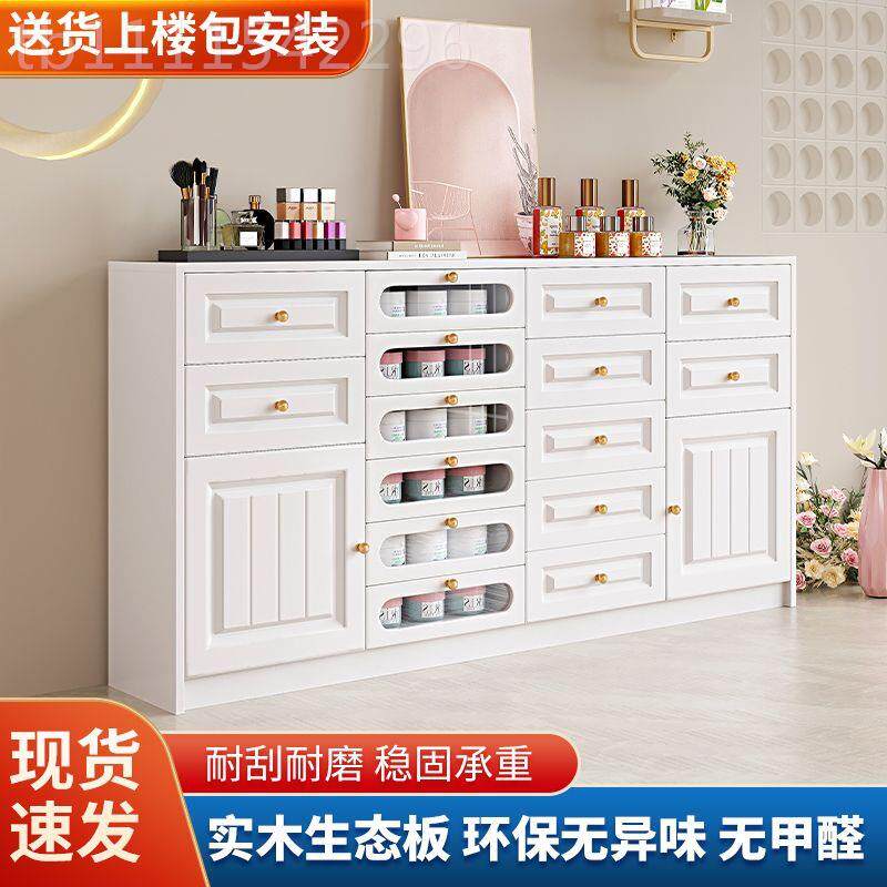 实木美落甲柜展示指柜美甲店甲油用储物柜家多74347层地柜甲油胶