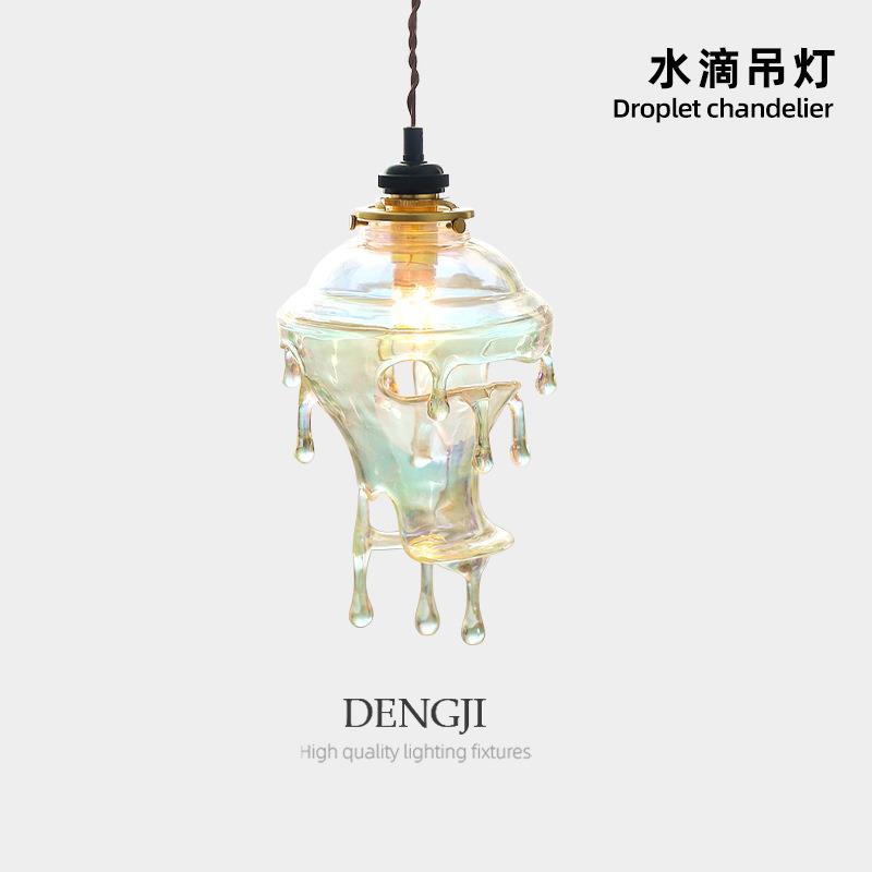 融化蜡烛水滴复古餐厅吊灯设计师吧台创意灯个性艺术酒吧装饰灯具
