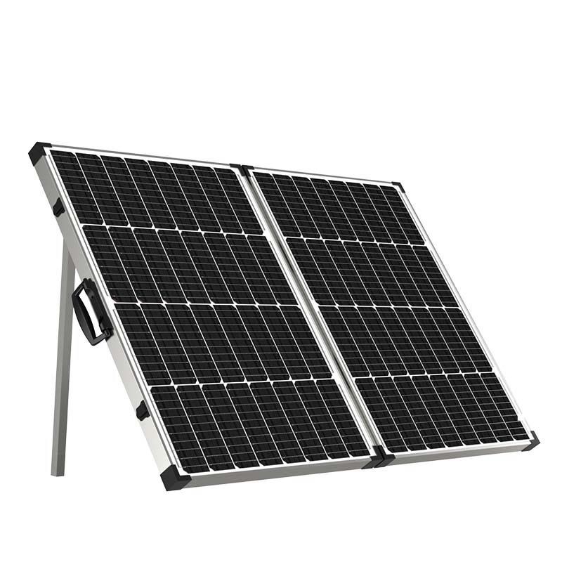 太阳能发电系统光伏电池板100W单晶太阳能电池板太阳能玻璃组件