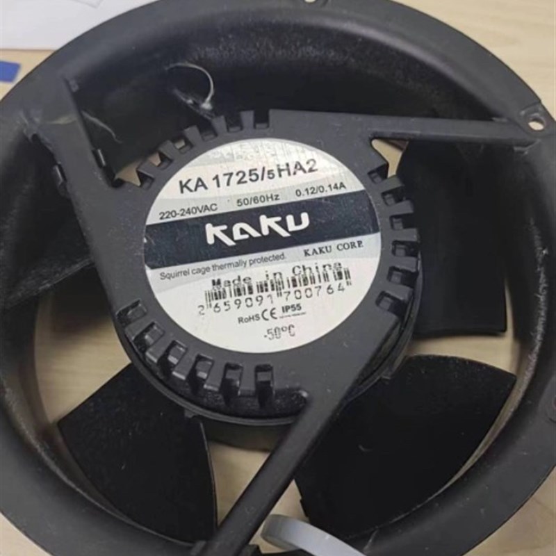 卡库Ka1725/5Ha2 Ac220-240V 0.12/0.14A球冷却风扇