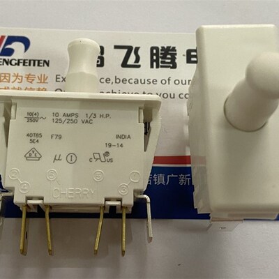 德国CHERRY樱桃 F79-30A 6脚复位按钮按键微动行程开关250VAC 10A