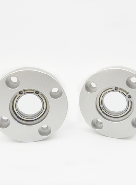不锈钢平面轴承座圆法兰铝合金座S6800ZZ 6801 6902 6003单轴承座
