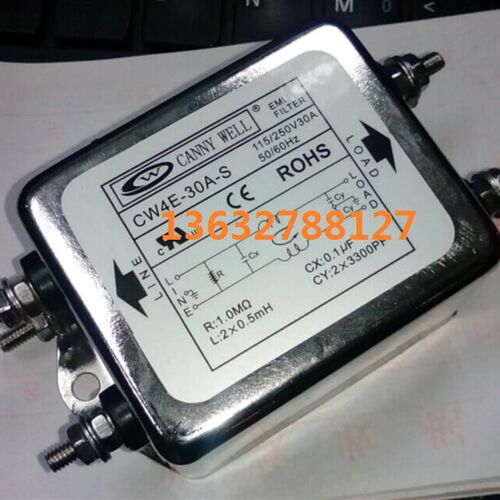 CANNY WELL EMI电源滤波器 CW4E-30A-S 30A 螺栓接线