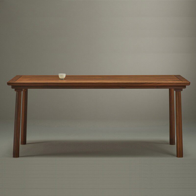 新中式茶桌椅组合实木1米8茶台办公室茶具套装一体茶室家具禅意