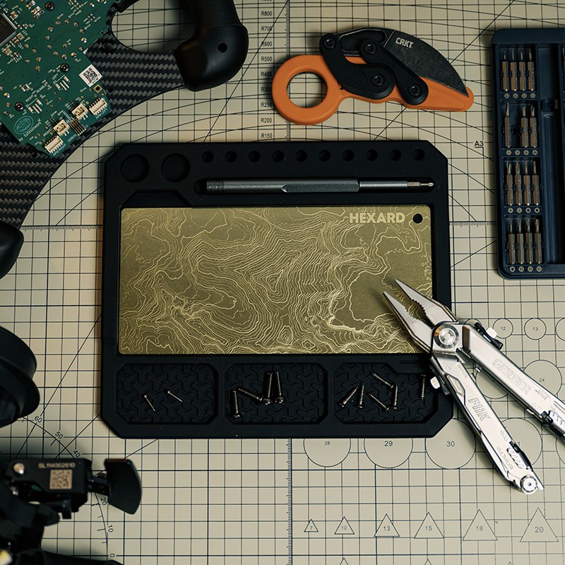 Hexard PW02 EDC托盘个人工作维修垫工具保养垫收纳盘维修垫EDC