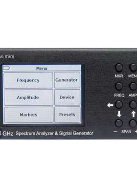 SA6 Mini手持频谱分析仪支持35-4400MHz3.2寸信号发生器频谱仪