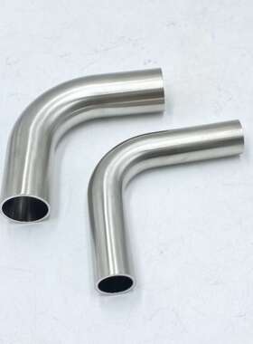 316L不锈钢EP级标准全自动焊接90度直角弯头 气体异径三通大小头