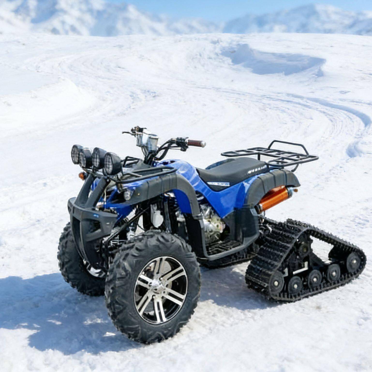 户外250CC雪地摩托成人电动雪地车滑雪车冬季摩托车履带车滑雪