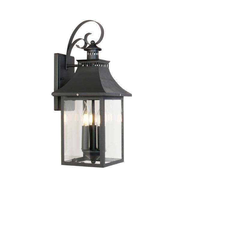 欧式铁艺壁灯复古防水庭院灯餐厅过道个性墙壁灯家用户外照明灯具