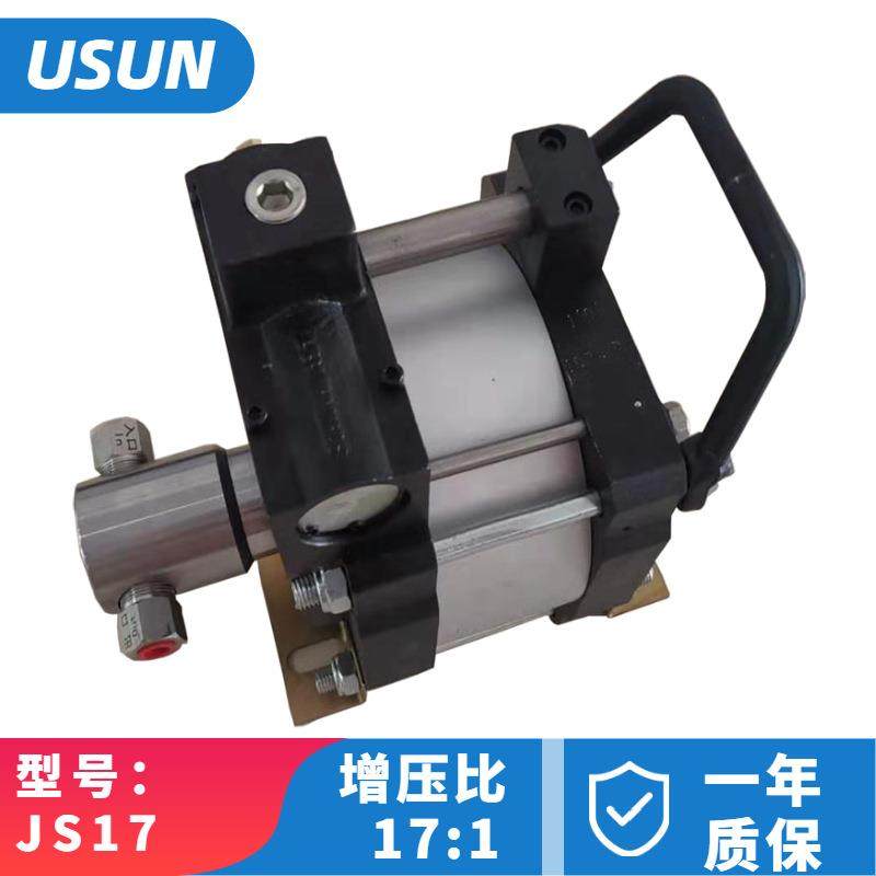 气动高压液体升压泵气动油压增压器软管阀门测试100MPAJS17