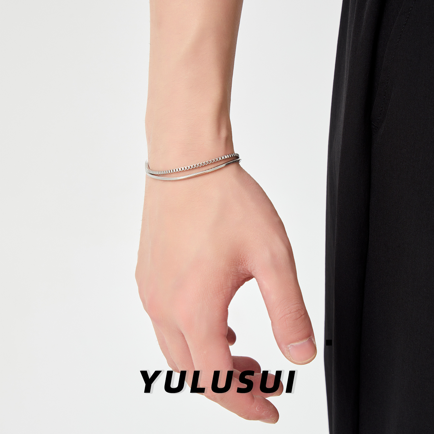 YULUSUI蛇骨双层手链