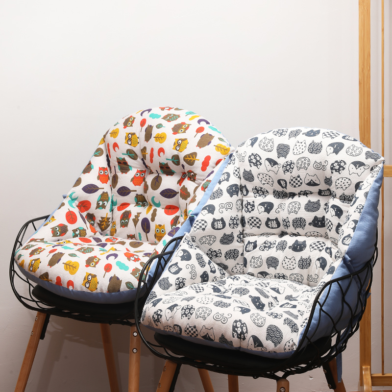 椅子垫子摇摇椅坐垫靠背沙发座椅靠垫椅垫吊篮藤椅靠背垫一体护腰