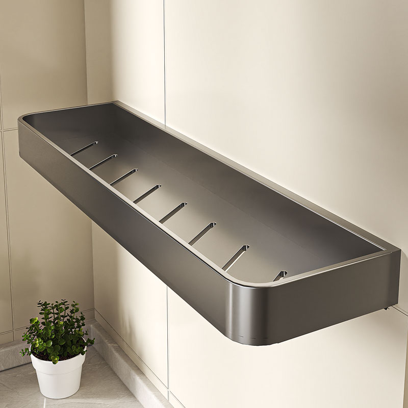 化妆室置物架浴室架子壁挂式墙上免打孔厕所洗漱台收X纳架子洗手