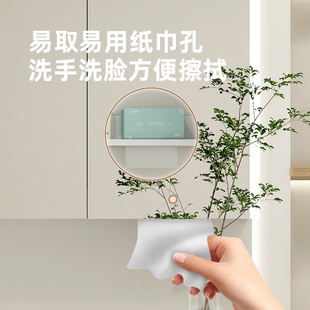 定制大尺寸岩板一体盆浴室柜现代陶瓷无缝洗手盆洗脸盆柜