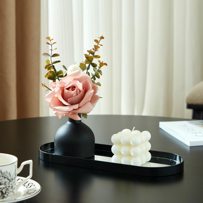 香薰摆件假花仿真花摆设客厅桌面茶几卫生间餐桌高级家用香氛装饰