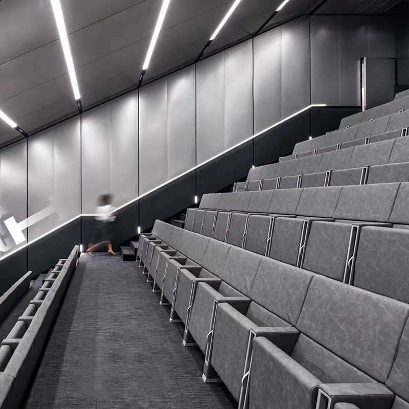 IEQ沙发式礼堂椅排椅带写字板剧院椅阶梯联排椅报告厅椅子会议室