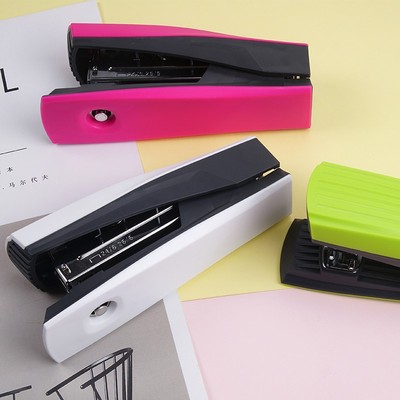 康百中号订书机学生用12号省力型订书器带起订器手握式装钉器用品