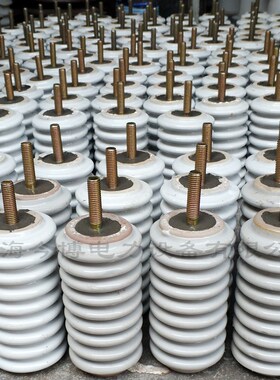 10kv20kv白色瓷瓶陶瓷支柱绝缘子柱60*135户内胶装拉杆绝缘子柱型