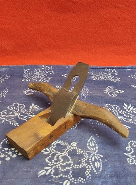 民俗老物件木工工具刨子墨斗木锯手工钻怀旧农家院装饰道具摆件