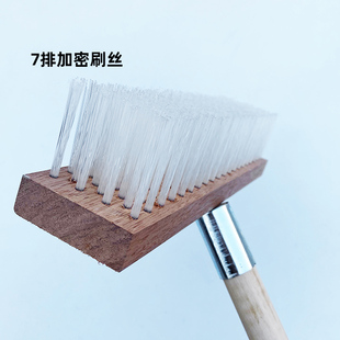 长柄硬塑料丝地板刷浴室卫生间厨房瓷砖路面清洁除污硬毛刷地刷子