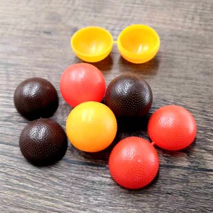 1000个彩色蜡丸药丸盒塑料空药丸壳球型壳蜡壳中药蜜丸壳便携收纳