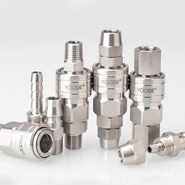 友达YOODE不锈钢304日式C式气泵气管耐腐蚀自锁快速接头