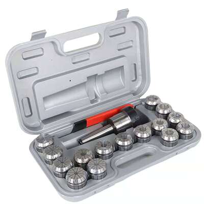 17PCS 铣床刀柄 MT2-ER32-M10 MT3-ER32-M12 MT4-ER32-M16套装