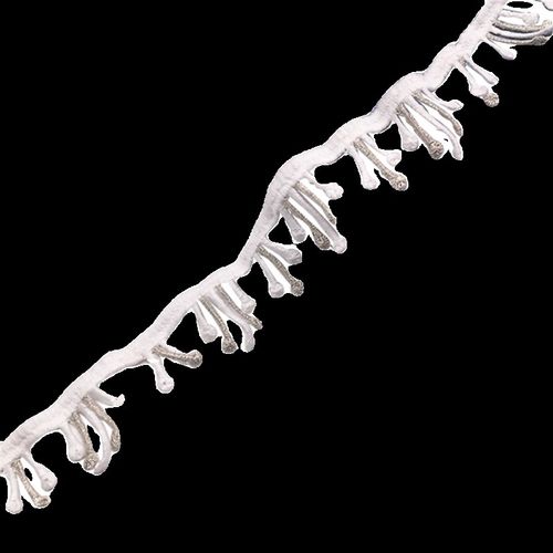 金线蕾丝花边亮丝绣边镂空刺绣织带窗帘装饰金丝编织拼接立边花边