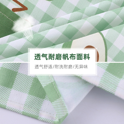涤棉帆布围裙家用厨房做饭透气可爱时尚围腰夏季洋气工作服女定制