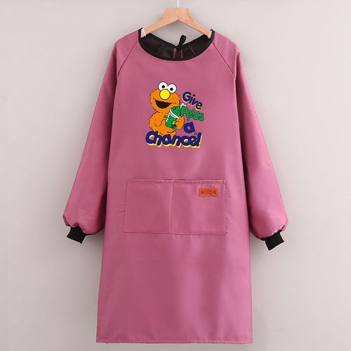 长袖加绒保暖罩衣防水防油围裙餐饮专用家里家外男女同款定制logo