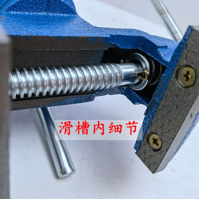 木工台钳夹具桌虎钳工作台小型台虎钳多功能迷你微型平口钳固定器