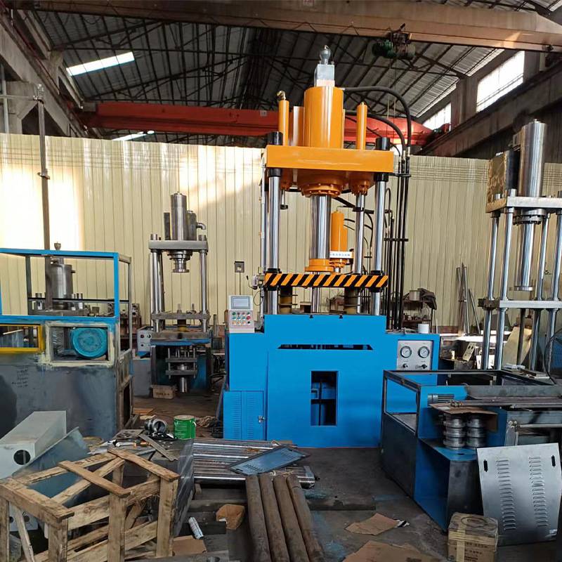 三梁四柱液压机定制茶叶模具快速冲压成型切边压块数控油压液压机