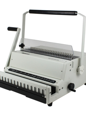 MW600D重型铁圈装订机活页打孔机加厚加宽线圈本装订2：1装订机