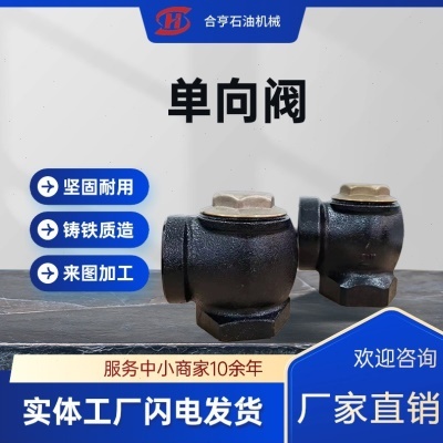 加油站向阀专用管道配件止回阀DN40-50通用丝口止逆阀