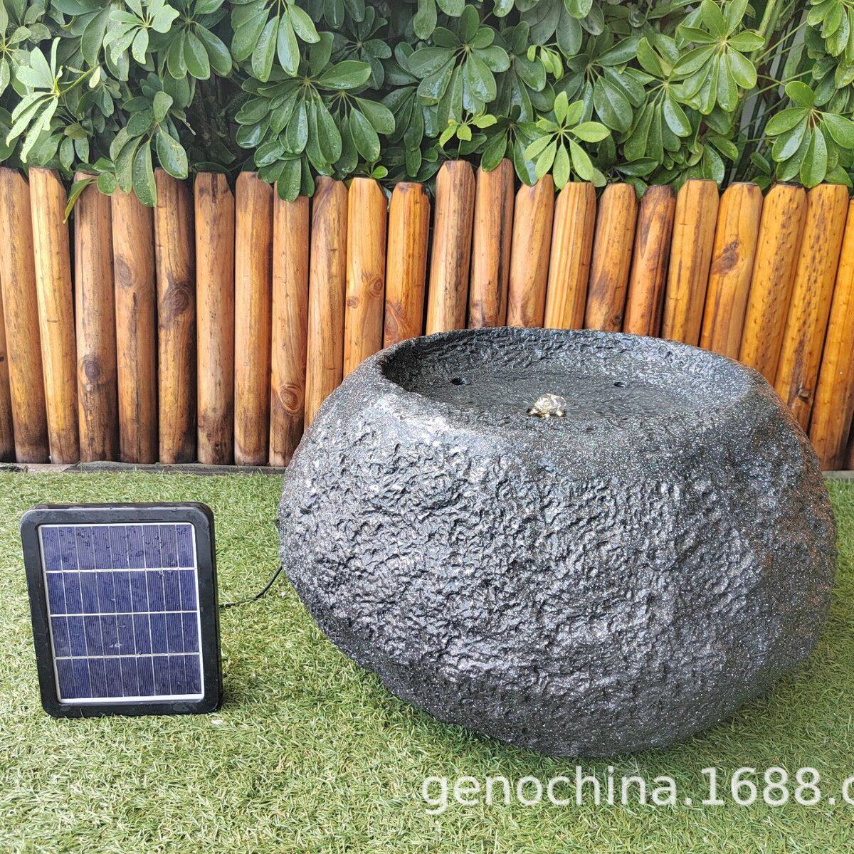 简单石头造型适合放在庭院公园户外别墅的园林工艺品流水喷泉-3