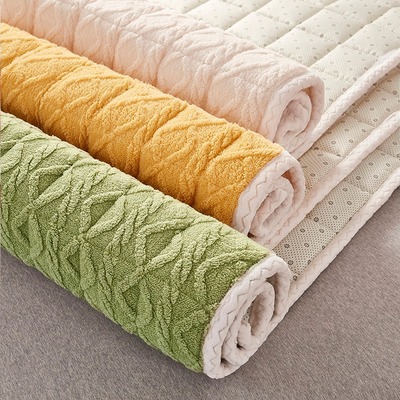 A类冬季牛奶绒床单绒毯珊瑚绒毛B毯床垫法兰绒宿舍单人防滑铺床毯