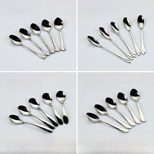 不锈钢小勺咖啡勺甜点勺调味勺冰淇淋勺创意可爱的小勺搅拌勺