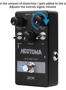 Satone S809 Neotoma Distortion单块效果器